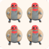 Fatson Plush 4PCS